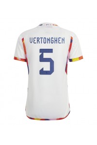Belgia Jan Vertonghen #5 Fotballdrakt Borte Klær VM 2022 Korte ermer